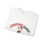 Christmas Goose Crew Crewneck Sweatshirt Cozy Holiday Gift