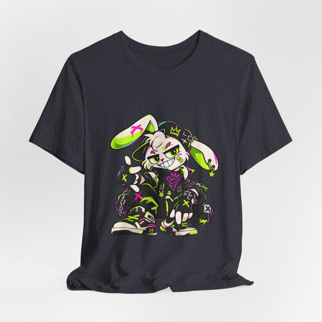 Neon Punk Bunny Premium Jersey Tee