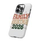 Retro Family Christmas 2026 Tough Phone Case