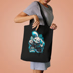 Graffiti Rabbit Coffee Cotton Tote Bag