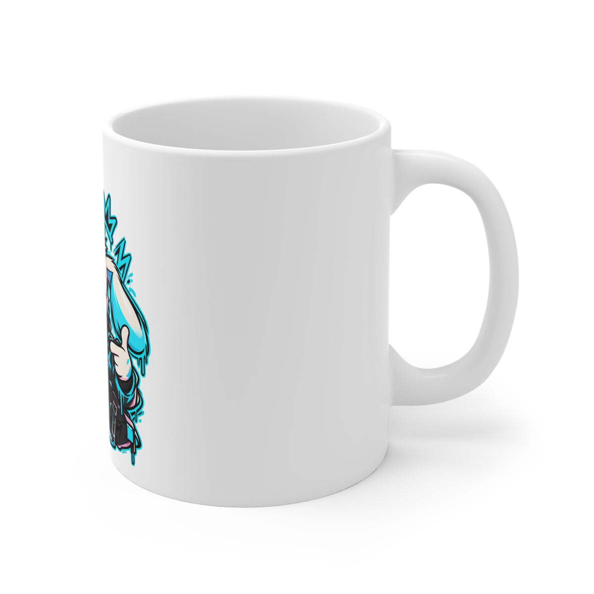 Graffiti Rabbit Coffee 11oz Mug