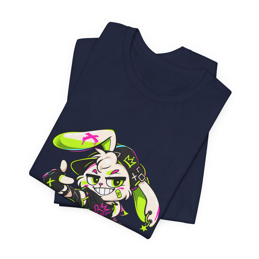Neon Punk Bunny Premium Jersey Tee