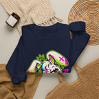Punk Bunny Graffiti Crewneck Sweatshirt