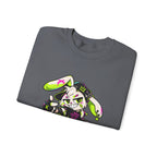 Neon Punk Bunny Crewneck Sweatshirt