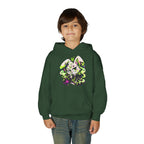 Neon Goth Bunny Kids Hoodie