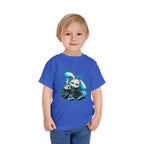 Sleepy Cyber Bunny Toddler Coffee Tee