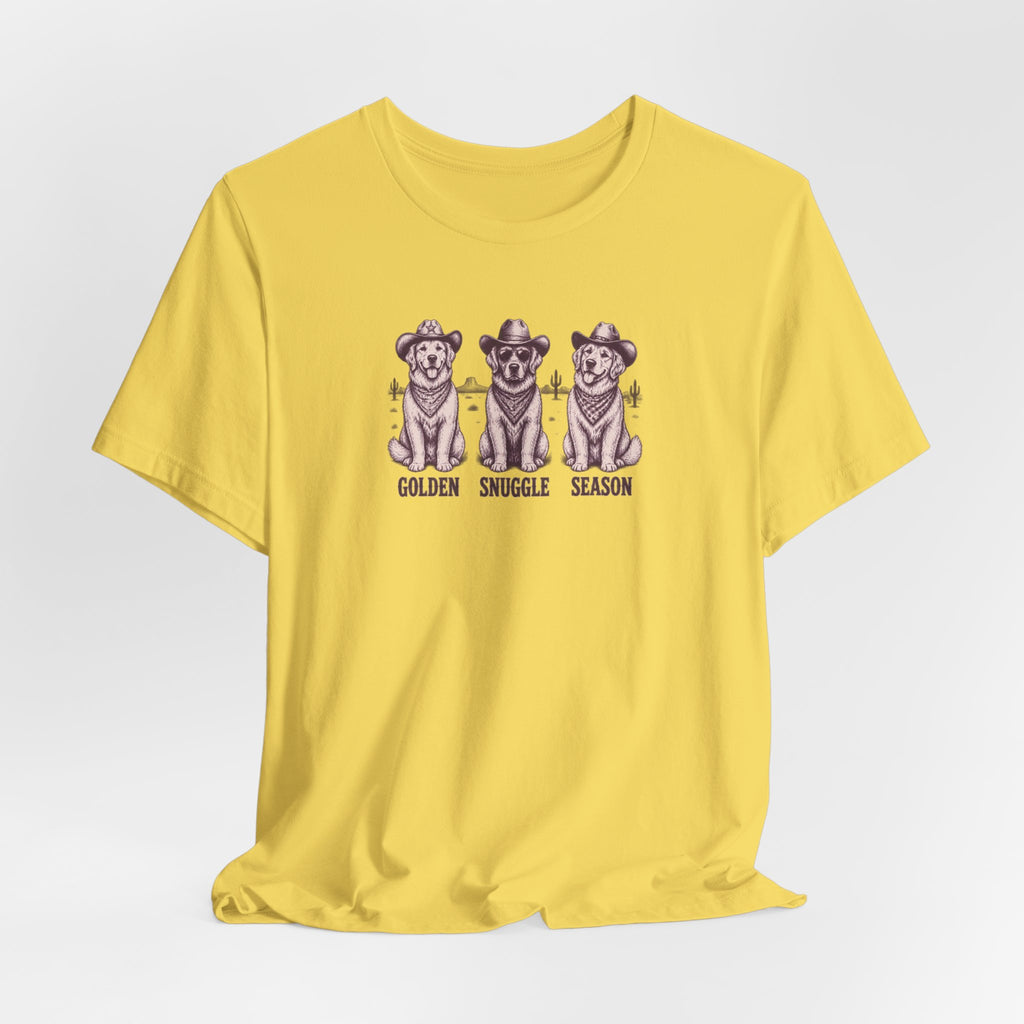 Golden Snuggle Season - Retriever Mom Tee