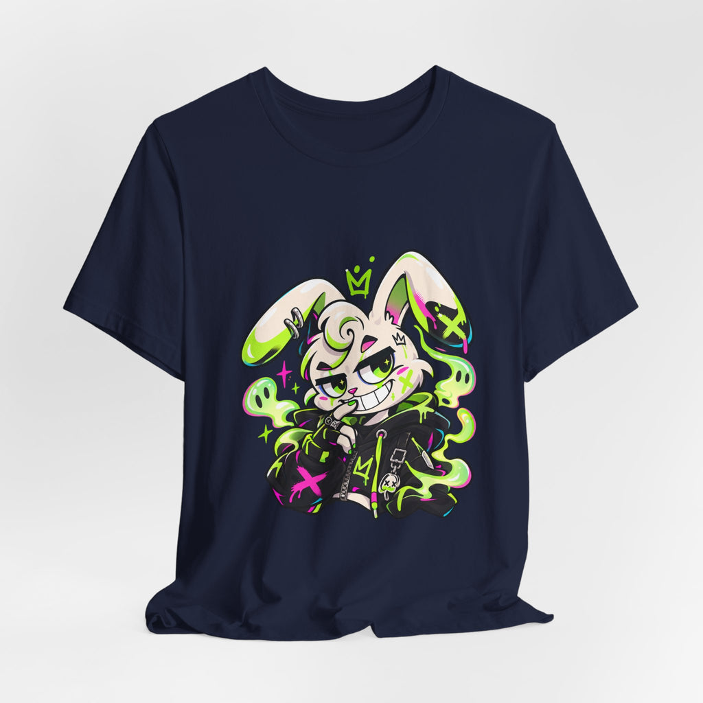 Neon Goth Bunny Premium Jersey Tee