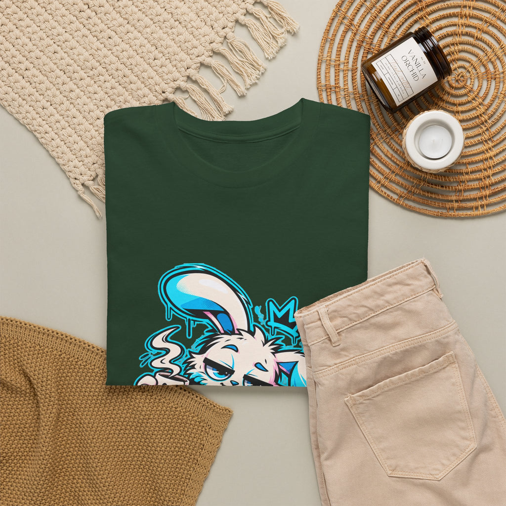 Graffiti Rabbit Coffee Heavy Cotton Tee