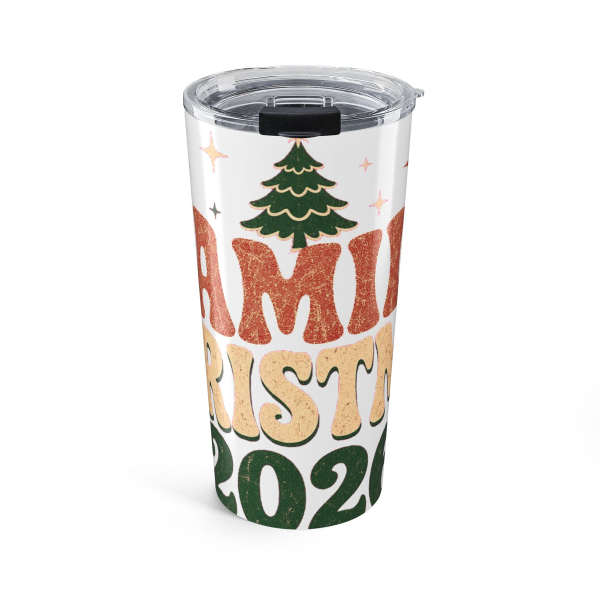 Retro Family Christmas 2026 20oz Tumbler