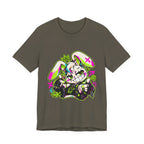 Punk Bunny Graffiti Premium Jersey Tee in Army