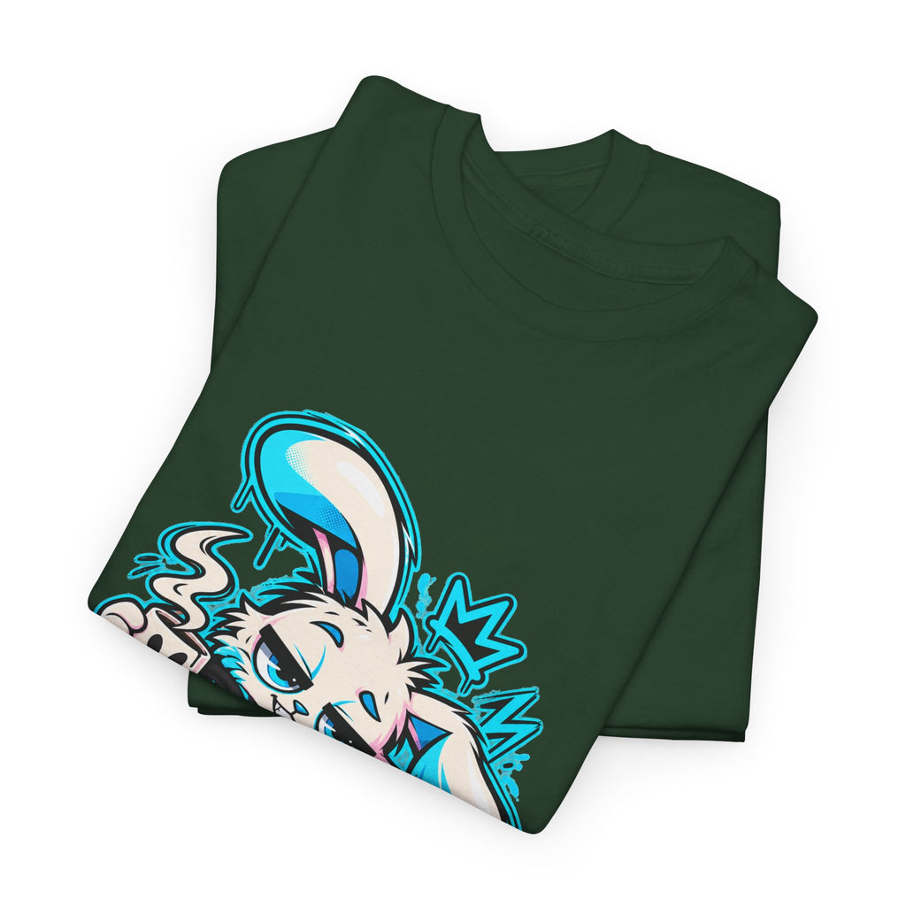 Graffiti Rabbit Coffee Heavy Cotton Tee