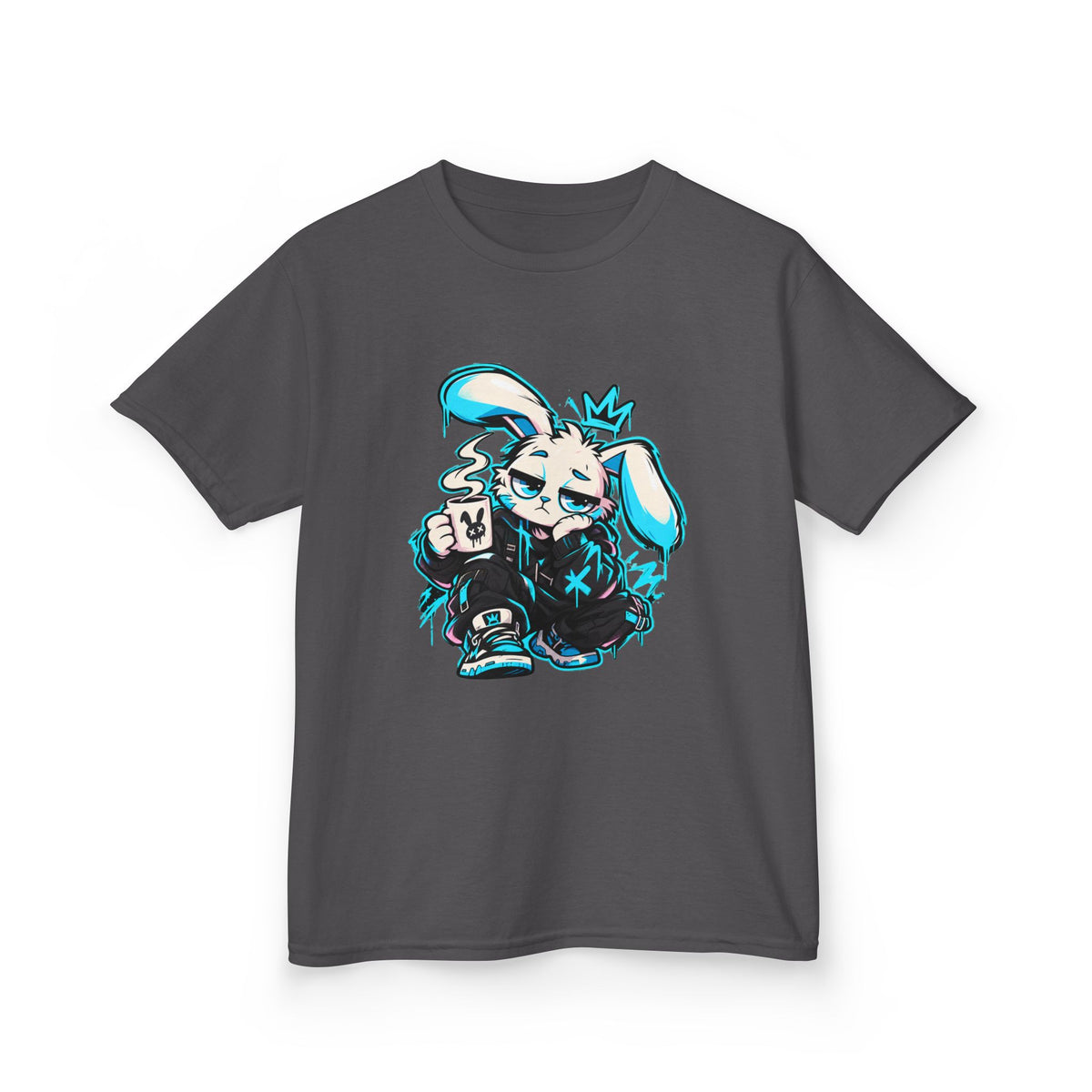 Graffiti Rabbit Coffee Kids Tee