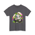 Punk Bunny Graffiti Heavy Cotton Tee in Charcoal