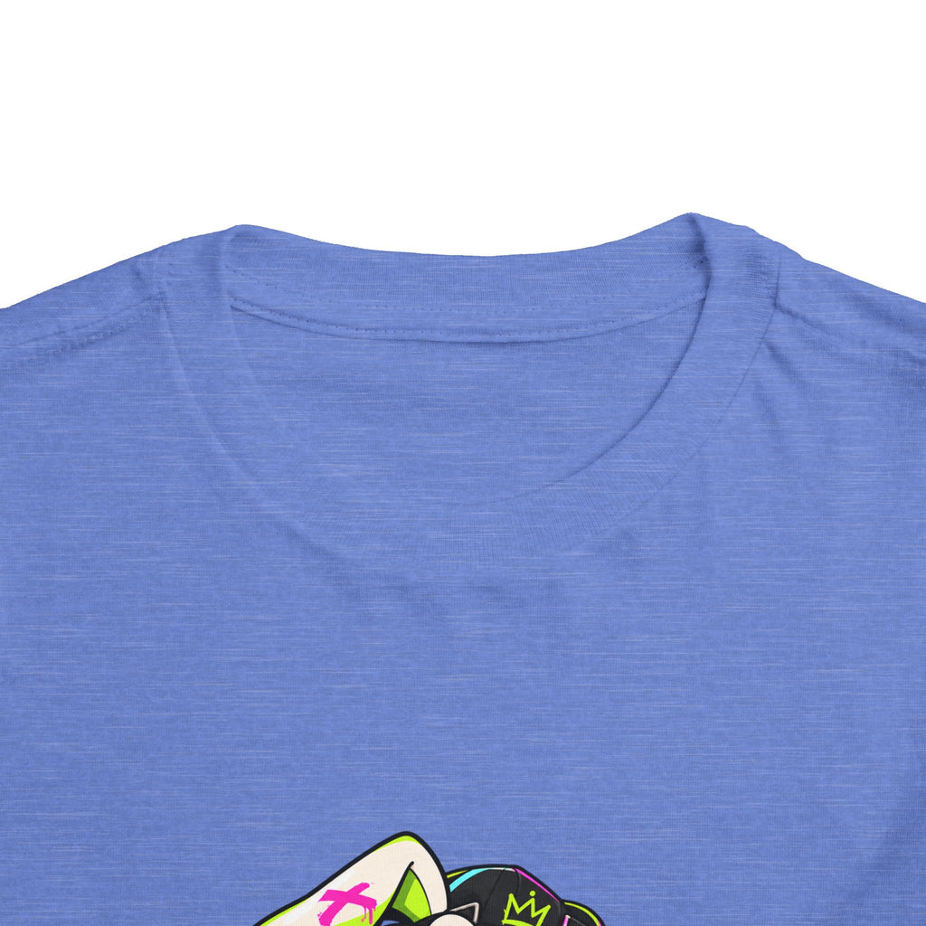 Neon Punk Bunny Toddler Tee