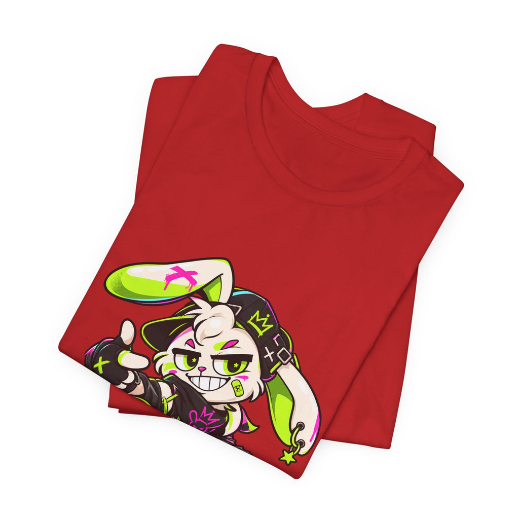 Neon Punk Bunny Premium Jersey Tee