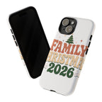 Retro Family Christmas 2026 Tough Phone Case