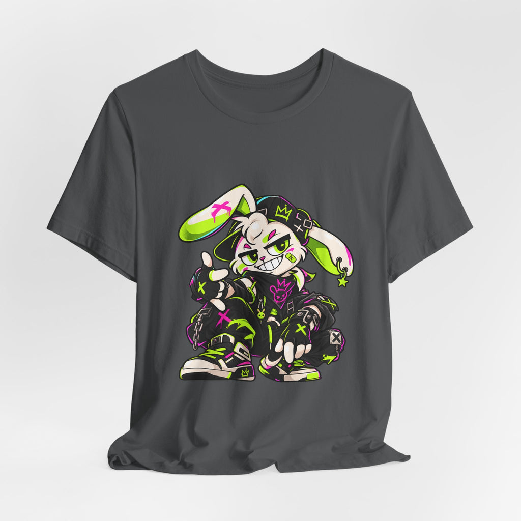 Neon Punk Bunny Premium Jersey Tee