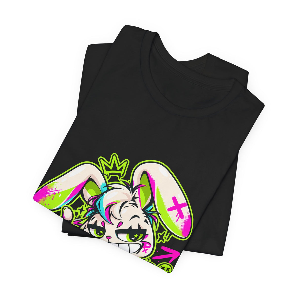 Punk Bunny Graffiti Premium Jersey Tee