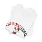 Christmas Goose Crew Premium Jersey Tee Holiday Graphic Shirt