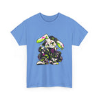 Neon Punk Bunny Heavy Cotton Tee in Carolina Blue