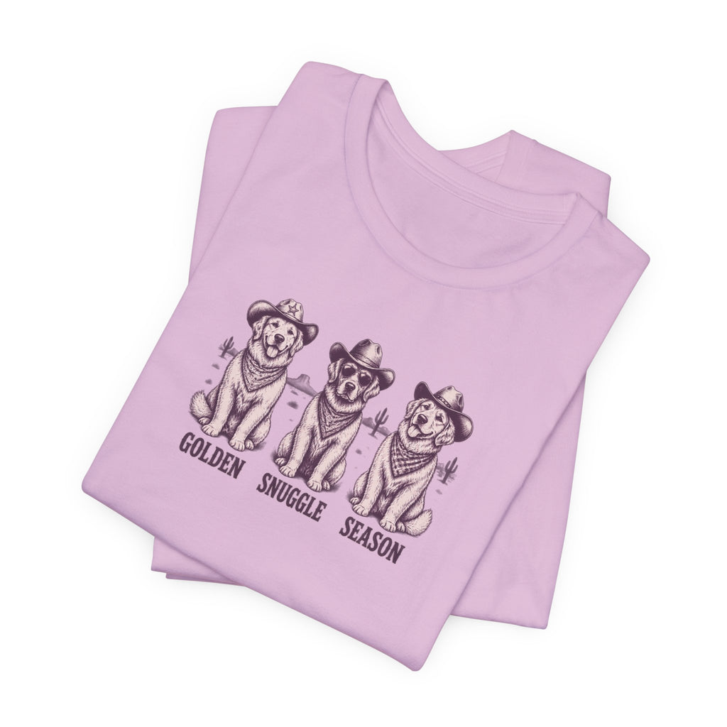 Golden Snuggle Season - Retriever Mom Tee