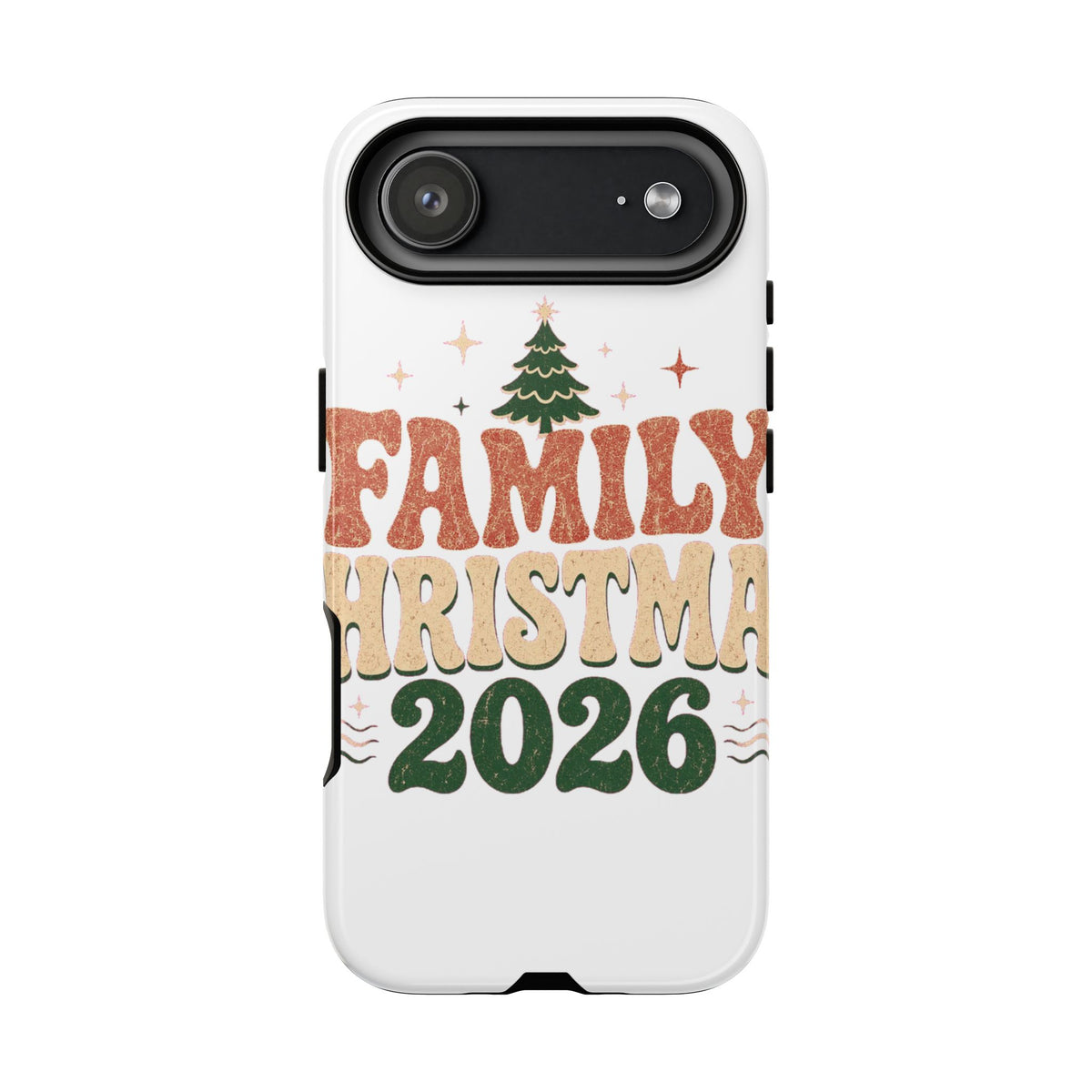 Retro Family Christmas 2026 Tough Phone Case