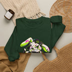 Neon Punk Bunny Crewneck Sweatshirt