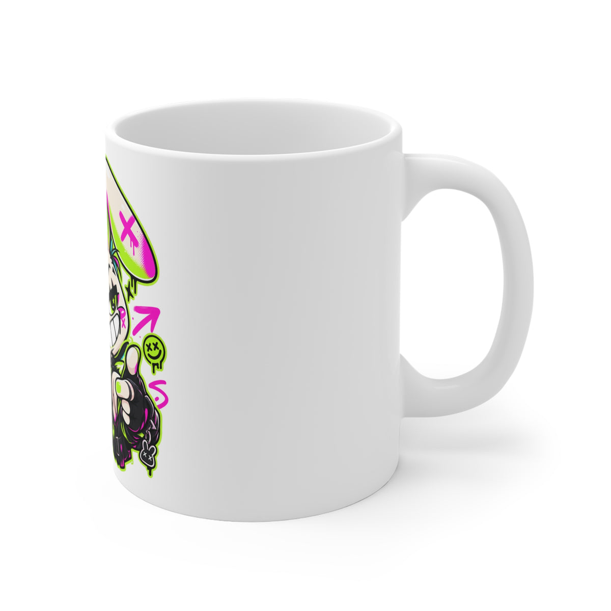 Punk Bunny Graffiti 11oz Mug