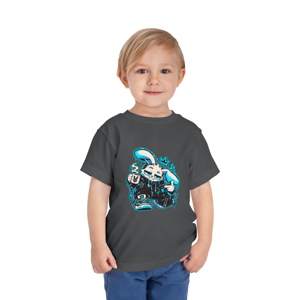 Graffiti Rabbit Coffee Toddler Tee