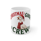 Christmas Goose Crew 11oz Mug Funny Holiday Coffee Cup