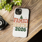 Retro Family Christmas 2026 Tough Phone Case