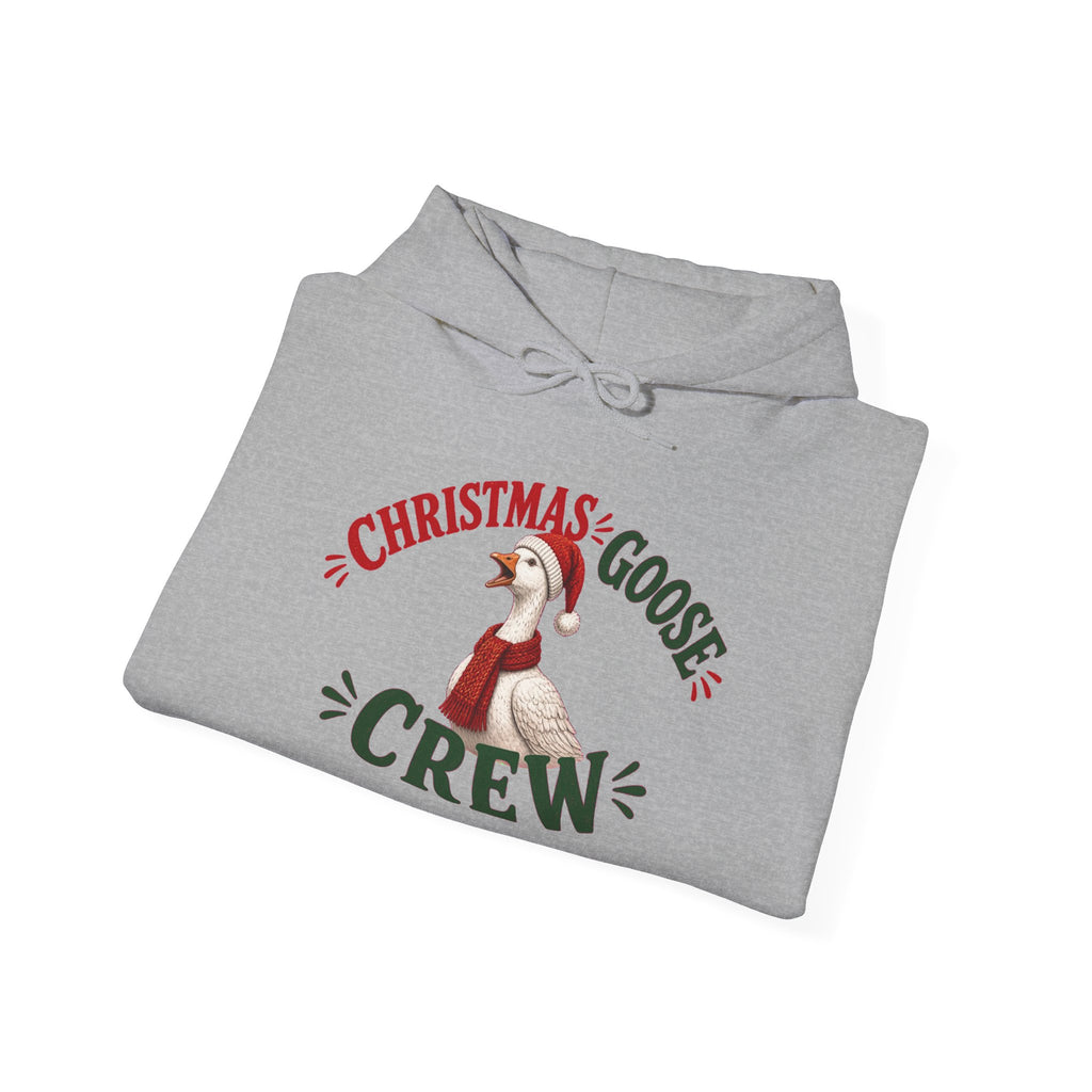 Christmas Goose Crew Hoodie Festive Goose Sweatshirt