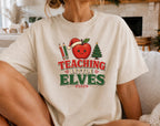 Teaching Little Elves oversized graphic tee, Ivory, photo 4
